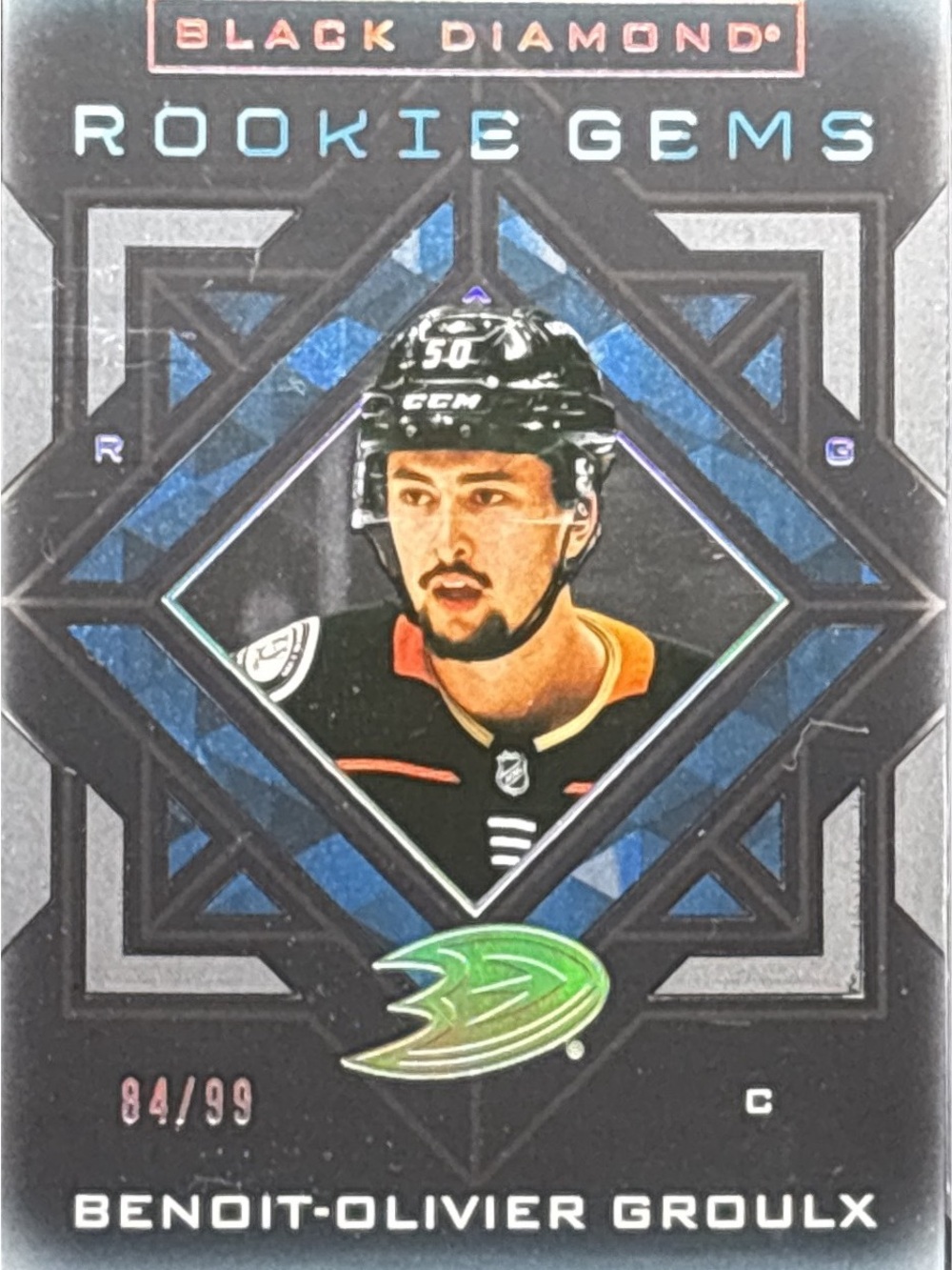 Upper Deck Black Diamond Rookie Gems Hockey- Benoit-Olivier Groulx LE 84/99